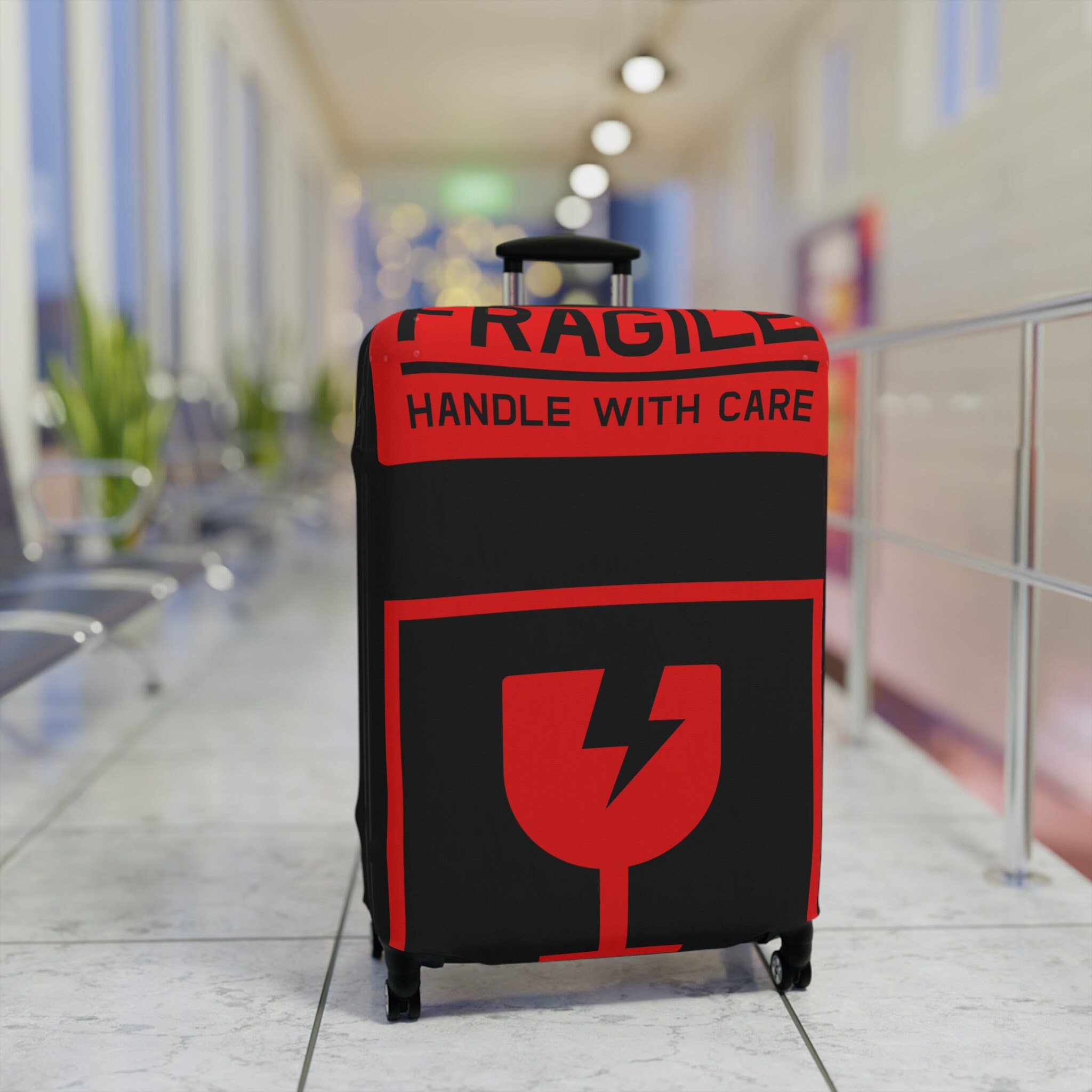 Fragile Handle With Care Caution Suitcase Baggage Luggage Etsy