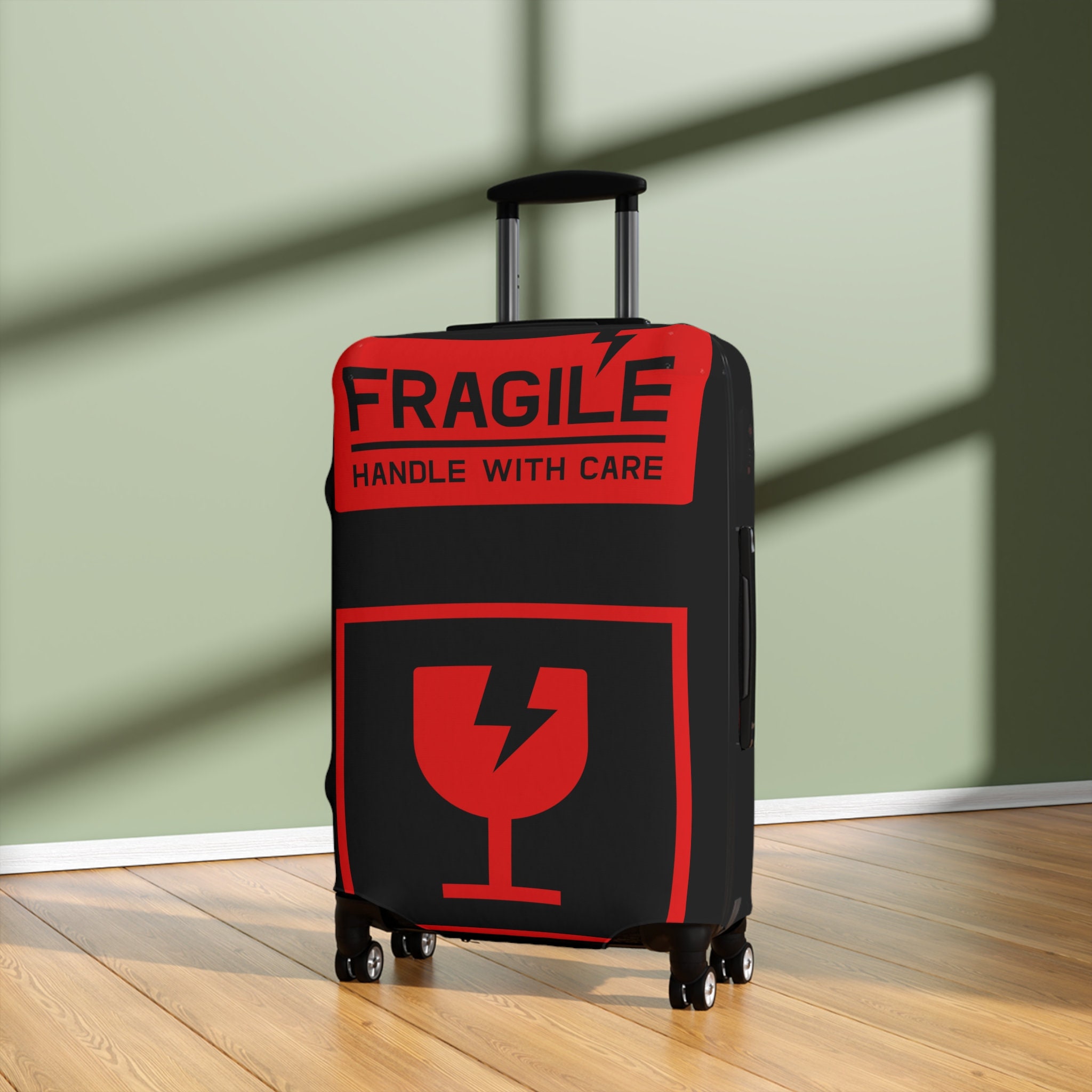 Fragile Handle With Care Caution Suitcase Baggage Luggage Etsy