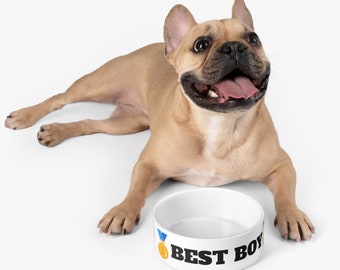 Best Boy - Pet Bowl - Cute Dog Cat Bowls for Pet Lovers Gifts for Him Her Birthday Presents Mothers Day Pets Lover Animals
