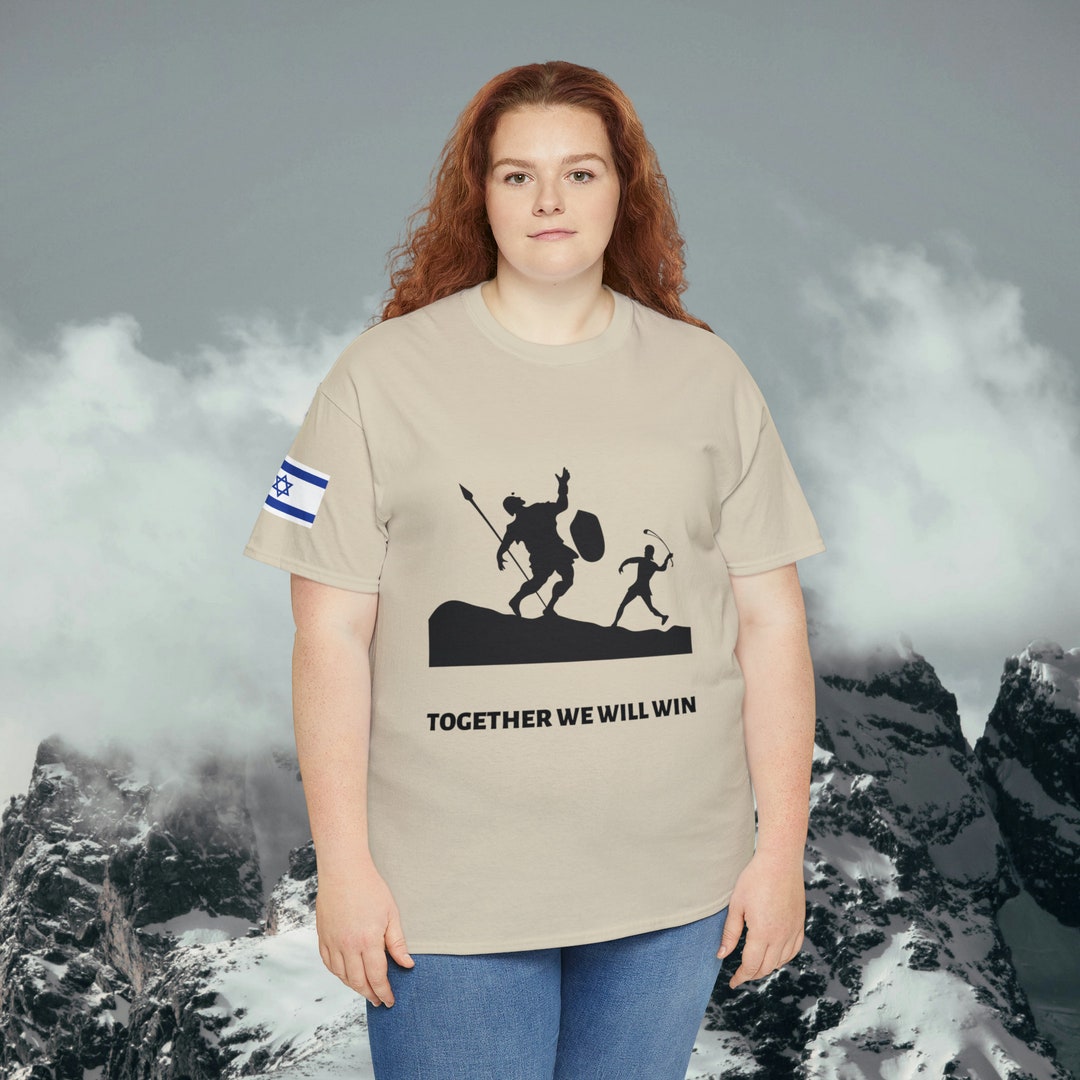 David and Goliath Tee Israel Israeli Jewish Judaica Judaism Support