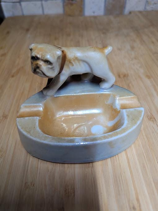 Bulldog Ashtray - Etsy