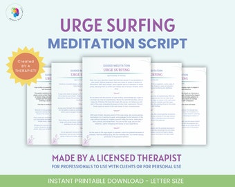 Guided Meditation Script Urge Surfing | Intense Cravings or Impulses | Managing Triggers | Mindfulness techniques | Handling Challenges