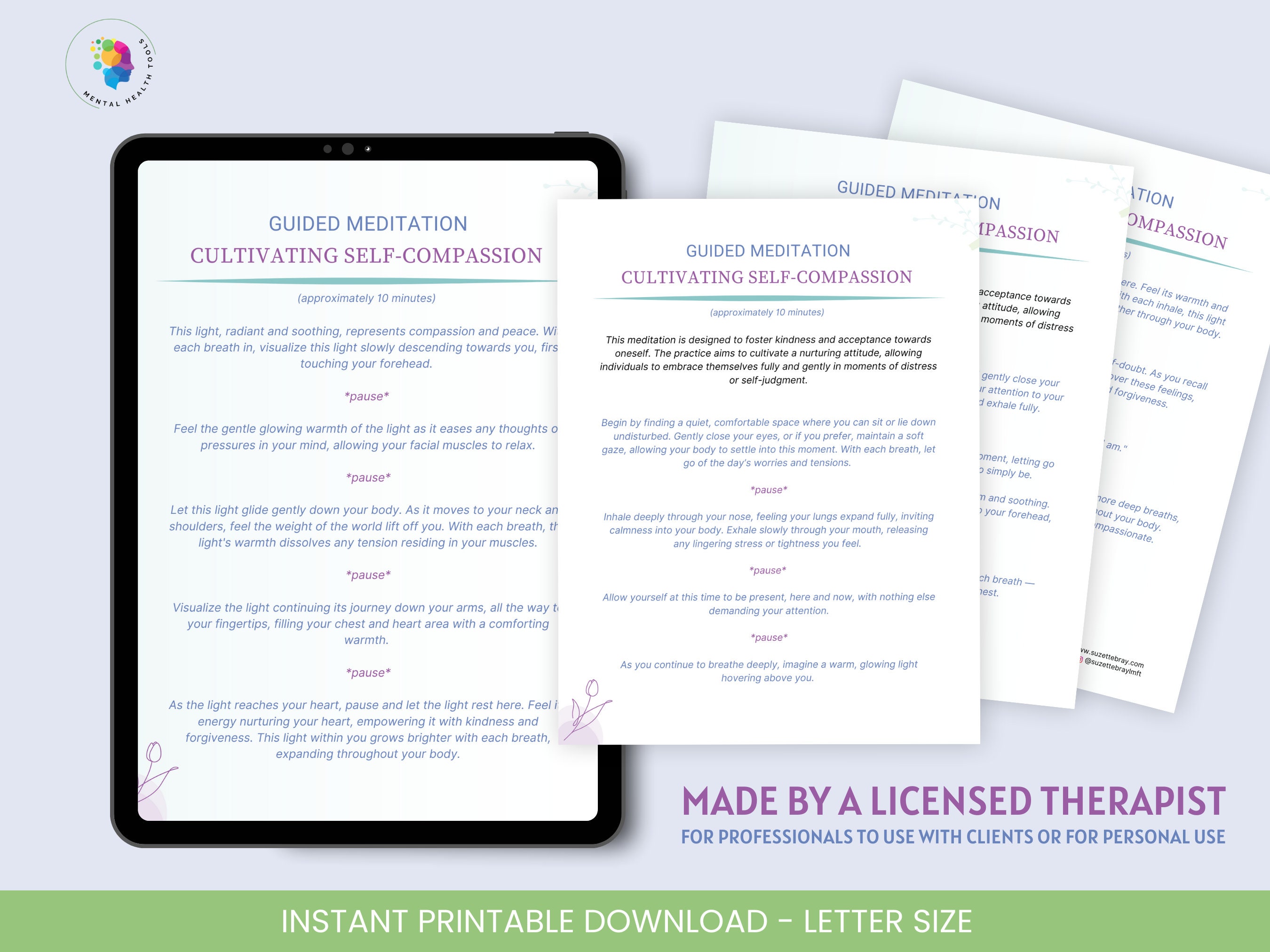 Guided Meditation Script Cultivating Self-compassion Self-love Self ...