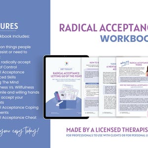 Cuaderno de trabajo de DBT para la aceptación radical / Regulación emocional, dejar ir (Descarga en PDF) imagen 5