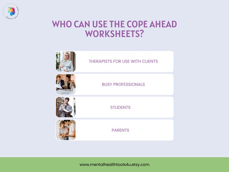 Cope Ahead Worksheet: DBT, CBT Skills for Emotional Regulation (PDF) - Etsy