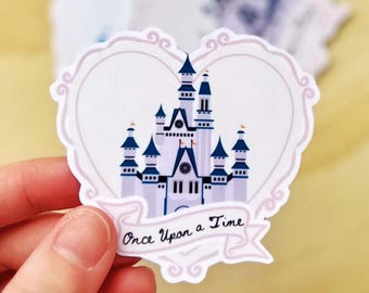 Princess Castle Sticker: Water-Resistant Vinyl Decal