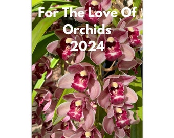 Wandkalender For The Love Of Orchids Kalender (11" x 46,5" US & CA)