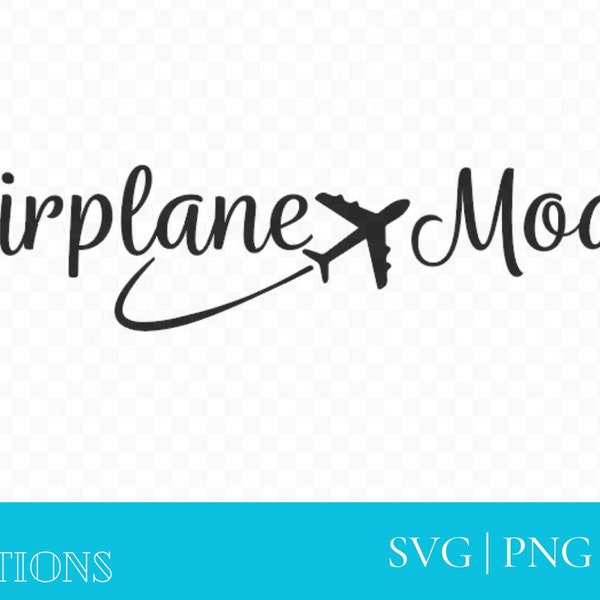 Airplane Mode digita print svg png pdf jpg