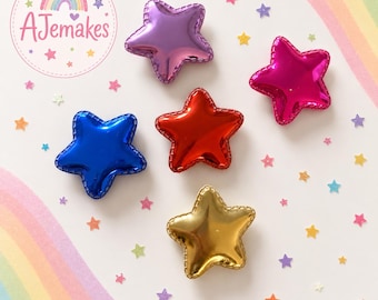 Glitter Star Hairclip. Fairy hair accessories. Star accesories. Children’s hair clip. Girls party bag filler. Star hair clip. Sequin hair.
