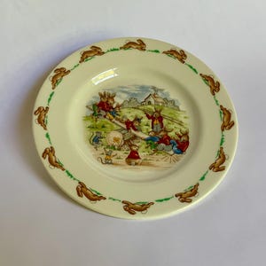 Vintage 1960s Royal Doulton Bunnykins Beilagenteller - Wippe (Style One)(SF17)