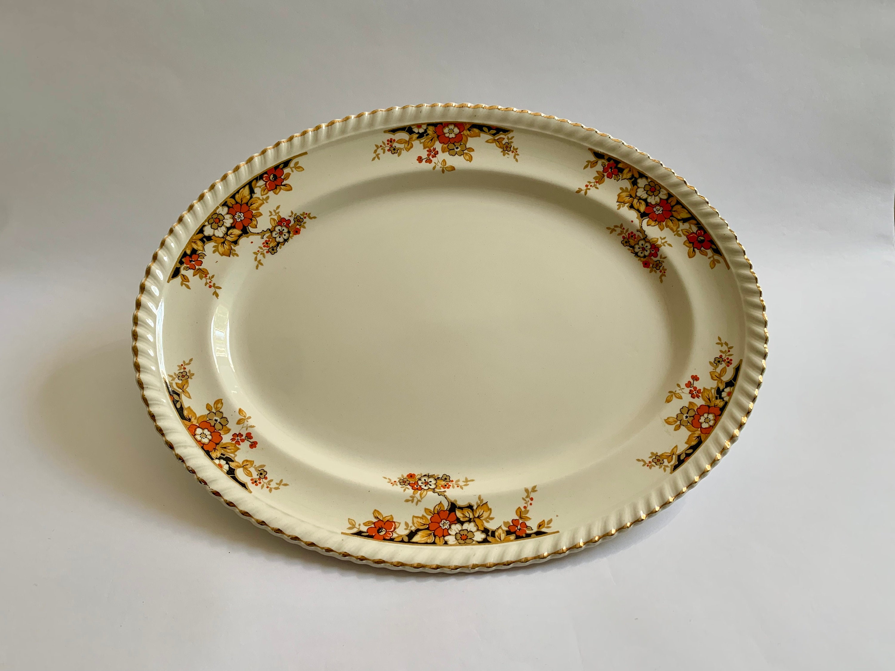Antique 1913+ Johnson Bros Old English Oval Serving Platter - Etsy