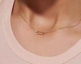 18k Gold Plated 925 Sterling Silver Timeless Necklace for everyday wear , Dainty Necklace, Minimalist Jewelries, Simplicity, Perfect Gift