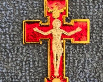 Crucify red pendant