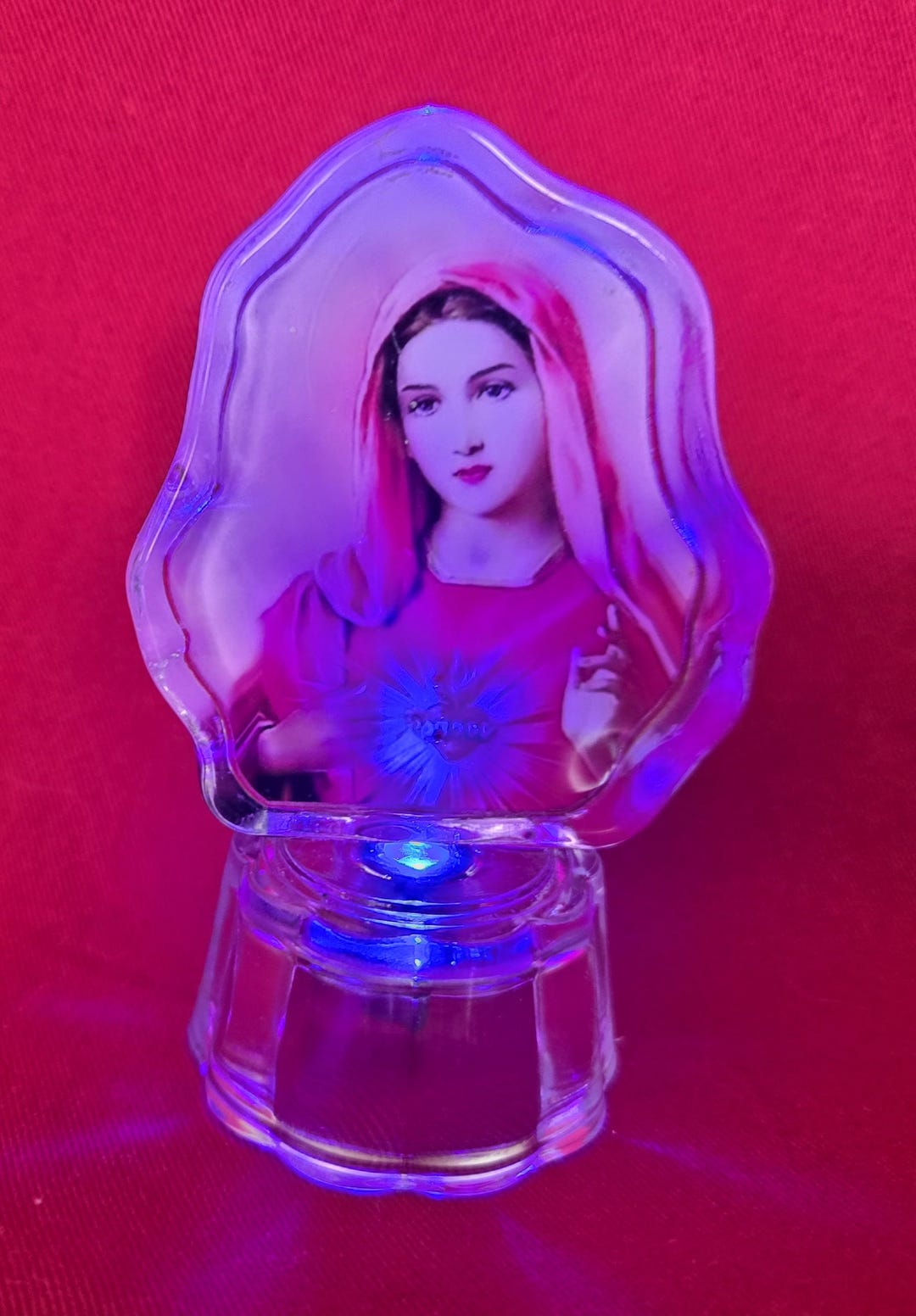 Immaculate Heart of Mary (light-up Trinket) - Etsy