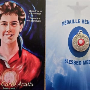 Medaille Relique du Bienheureux Carlo Acutis