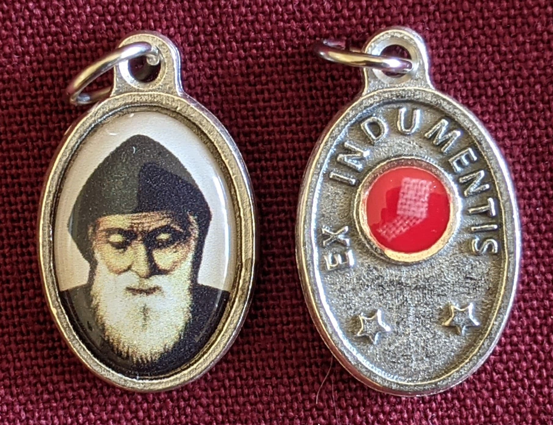 Medal-relic of Saint Charbel