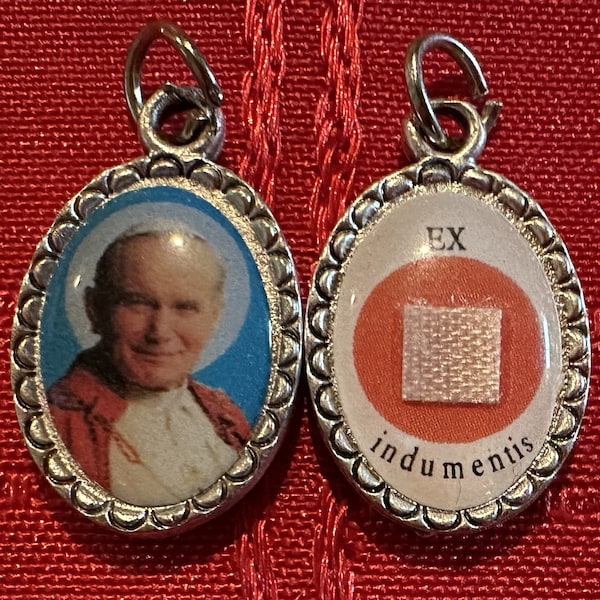 Relic of Saint Pope John Paul II Medal