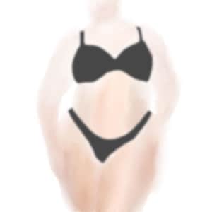 Verschwommener Bikini Body