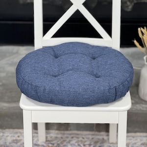 Chair Pads Custom Round Chair Cushion Eco-Friendly Recycled Fabric Pad Great for Kitchen  Kids Room Decor Round Chair Cushion Home Gift