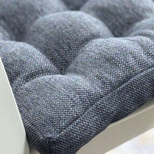 Chair Pads Tufted  Dining Chair Cushion Handmade Seat Pad with Shredded Foam Cozy Home Gift Farmhouse Kitchen Decor