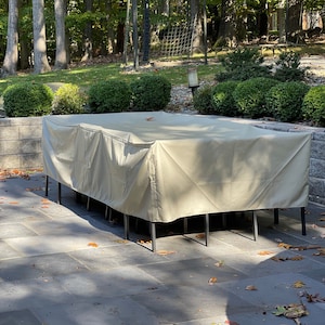 Outdoor Furniture Cover Outdoor Table Covers Winter Cover for Furniture New Homeowners Gift Heavy Duty Furniture Protection Waterproof Case
