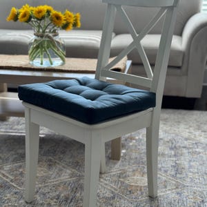Square Chair Cushion Cordura Fabric Small Seat Cushion Cozy Dining Room Decor Gift for Mom Cushions for Chairs for Indoor and Outdoor Use