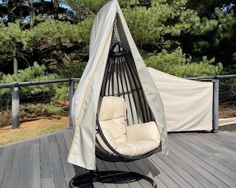 Outdoor Patio Cover, Swing Chair Cover ,Waterproof UV Resistant Dustproof for Hanging Egg Chair Outdoor Gift for Patio Weather Protection