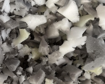 Shredded Foam Filling for Cushions, Bean Bags, Pet Beds, Recycled Clean Foam Stuffing, Upholstery