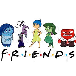 Inside Out 2 PNG, Clipart bundle, Inside Out 2 Download, Inside Out SVG PNG, Anger Joy Sadness Embarrassment Anxiety, Envy, Ennui, friends