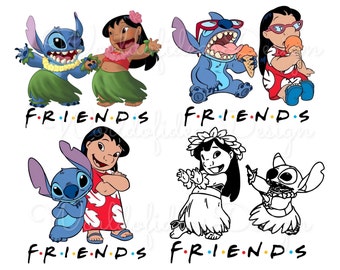 Lilo and Stitch SVG Bundle, Cut Files, Clipart, Font (Digital Download)