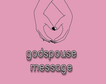 Pode incluir: Duas mãos formando um coração com o texto "godspouse message" abaixo.