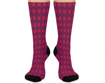 strapless open back dress Orange Purple Dress Socks 4-Pack main image 0