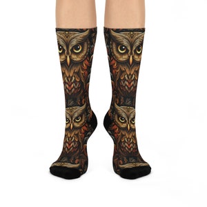 Owl Socks, Bird Socks, Animal Socks