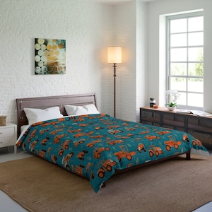 Tractor Themed Comforter, Tractor Comforter