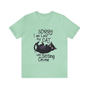 Cat TShirt, Black Cat Shirt, Funny Cat Shirt