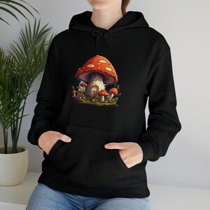 Mushroom Head Unisex Hoodie Etsy UK