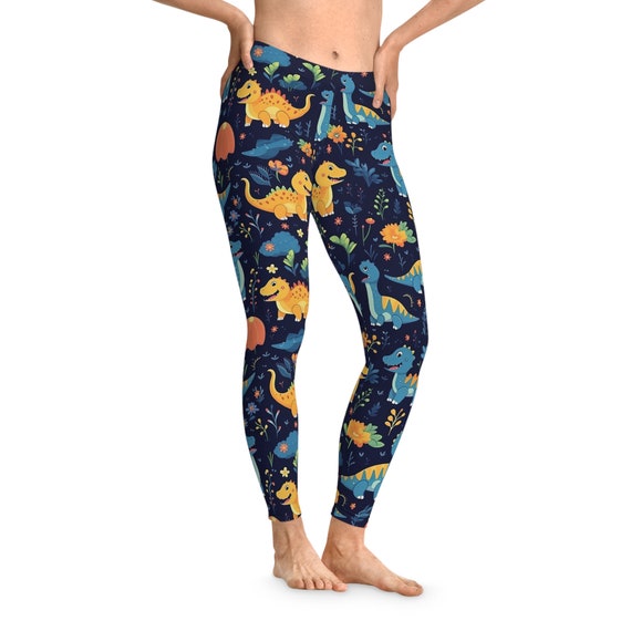 Buy Dinosaur Leggings, Dinosaur Yoga Pants, Dinosaur Print