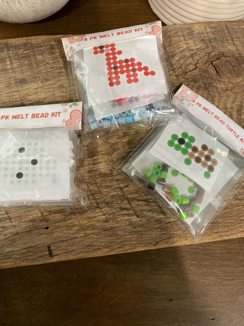 4 Pack Fun Melty Bead Kits Etsy