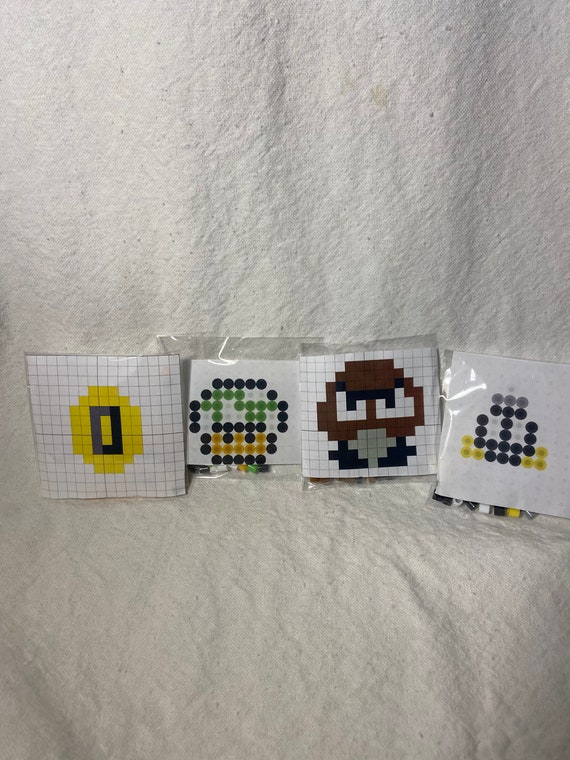 Mario Theme Perler Bead Kit 