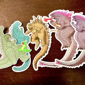 Godzilla Sticker Pack (Multiple Options Including Holographic Stickers)