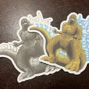 New Godzilla Minus One Stickers (Vinyl and Holographic options)
