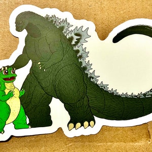 Summer Godzilla Sticker – Bear & Ink