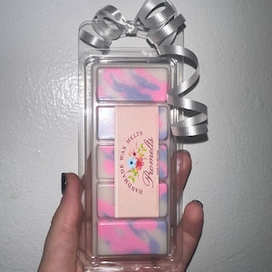 Cotton Candy wax melt snap bar