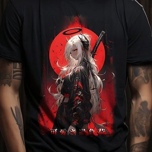 Anime Tee Anime tshirt waifu t-shirt Anime art tee anime t-shirt anime art tshirt manga tee manga tshirt manga art shirt anime shirt