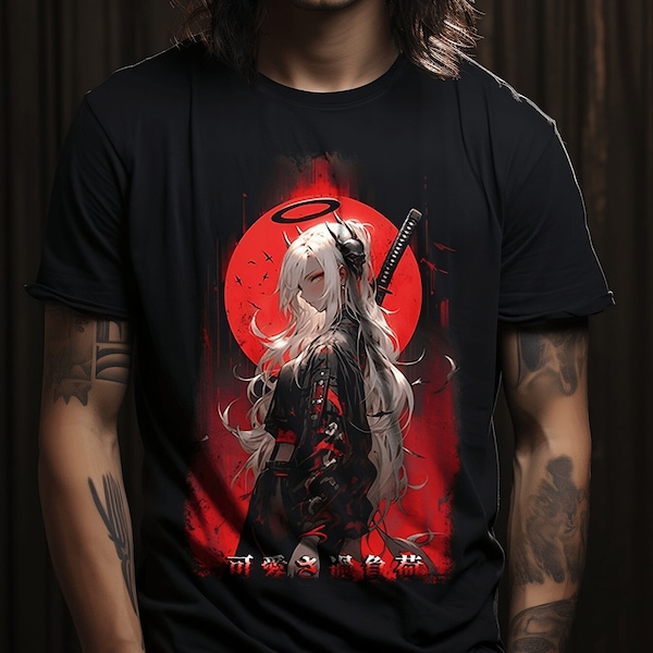 Anime Tee Anime tshirt waifu t-shirt Anime art tee anime t-shirt anime art tshirt manga tee manga tshirt manga art shirt anime shirt