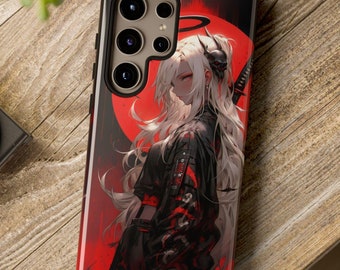 Anime Girl Android Phone Case | Demon Girl Phone Case (Inferna) - Android Tough Case