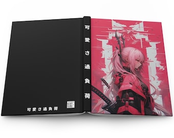 Anime Art Journal anime girl Notizbuch anime waifu Journal japanisches Kunstjournal