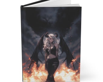 Anime Art Journal Anime Demon Girl Journal anime girl Notizbuch Anime Geschenk Traum Journal Kunst Anime Geschenk Anime Waifu Journal Japanische Kunst