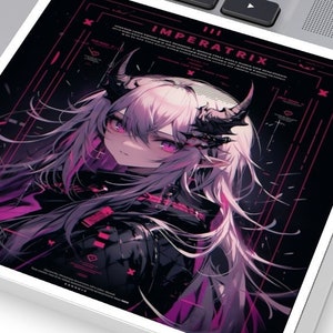 Anime Sticker Waifu Sticker Anime Aesthetic Anime Girl Sticker Anime Gift Sticker - Imperatrix Sticker