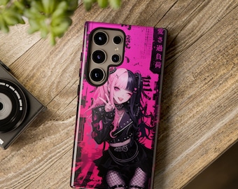 Anime Android Case Anime Samsung Phone Case Google Phone Case Samsung Galaxy s25, s24 s23 Google Pixel 9 Pro - "Rin" Android Tough Case